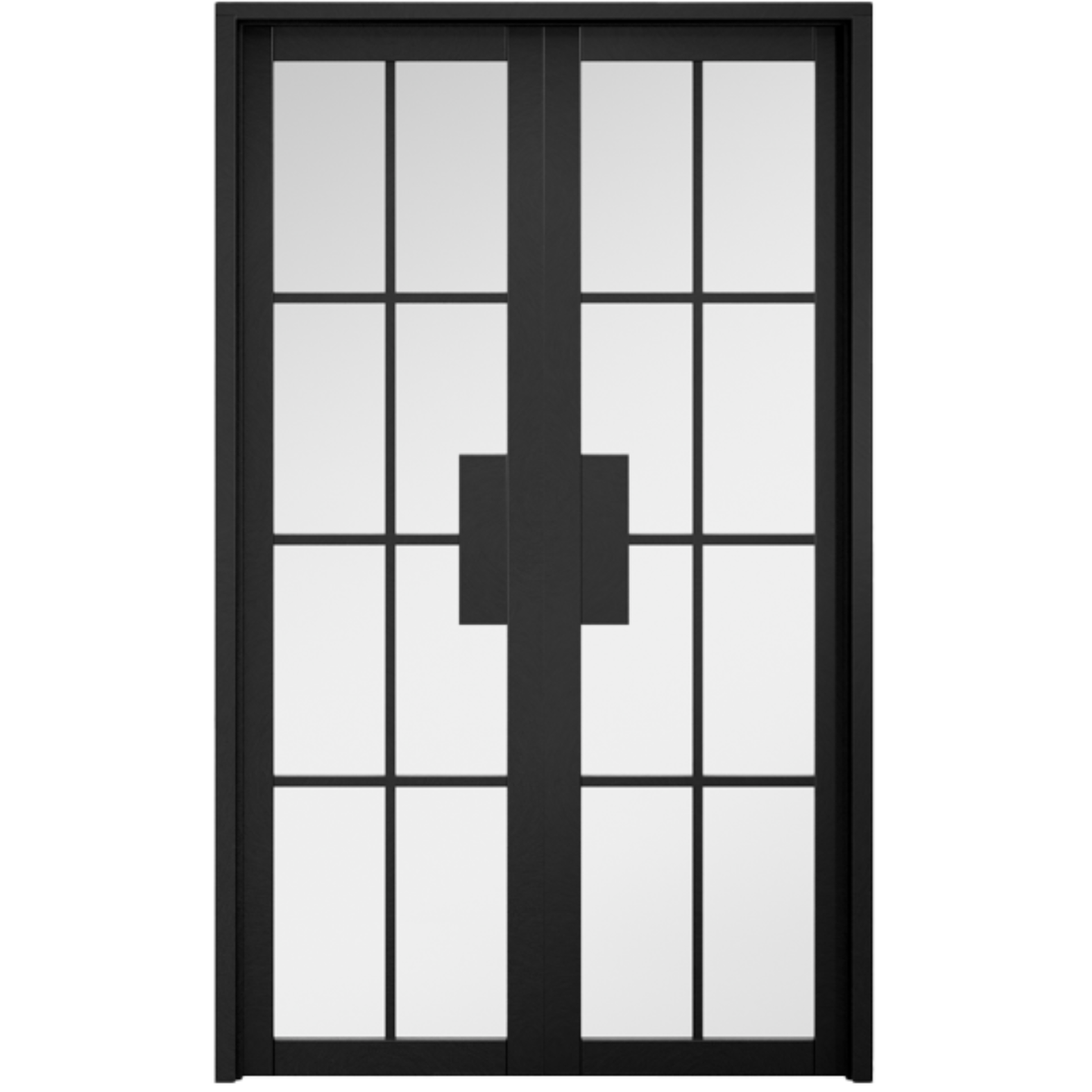 LPD Black Prefinished Malvern W4 Internal Door Pair