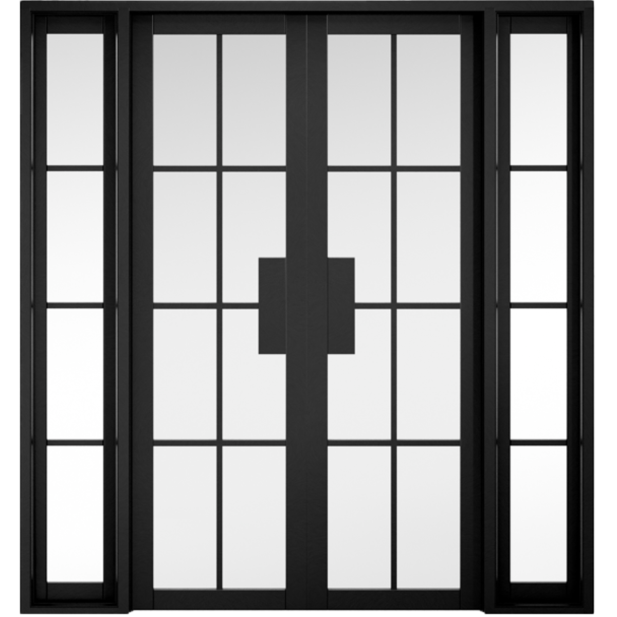 LPD Black Prefinished Malvern W6 Internal Door Pair