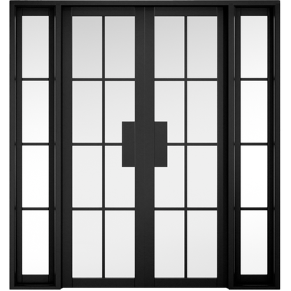LPD Black Prefinished Malvern W6 Internal Door Pair