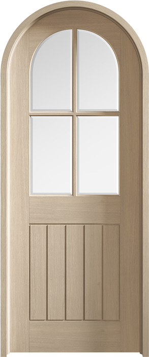 LPD Prefinished Blonde Oak Internal Door Curved Lining
