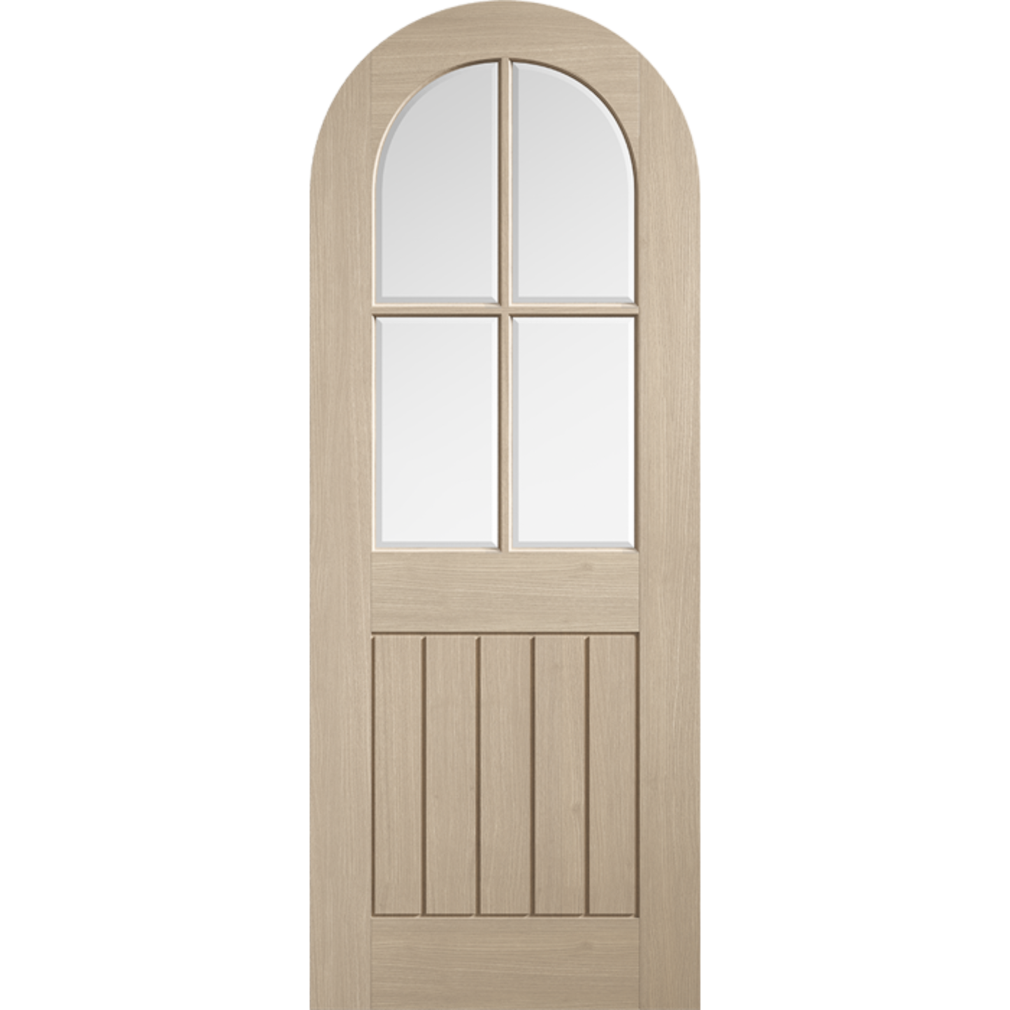 LPD Blonde Oak Mexicano Arched Glazed Internal Door