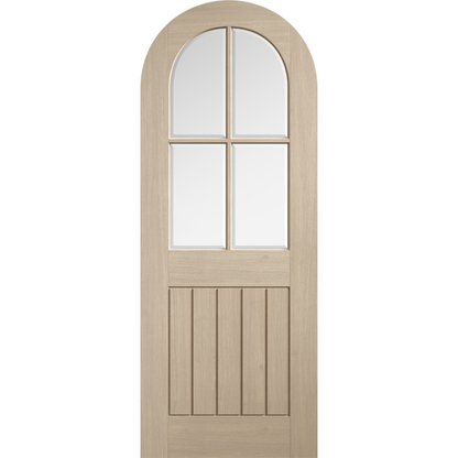 LPD Blonde Oak Mexicano Arched Glazed Internal Door