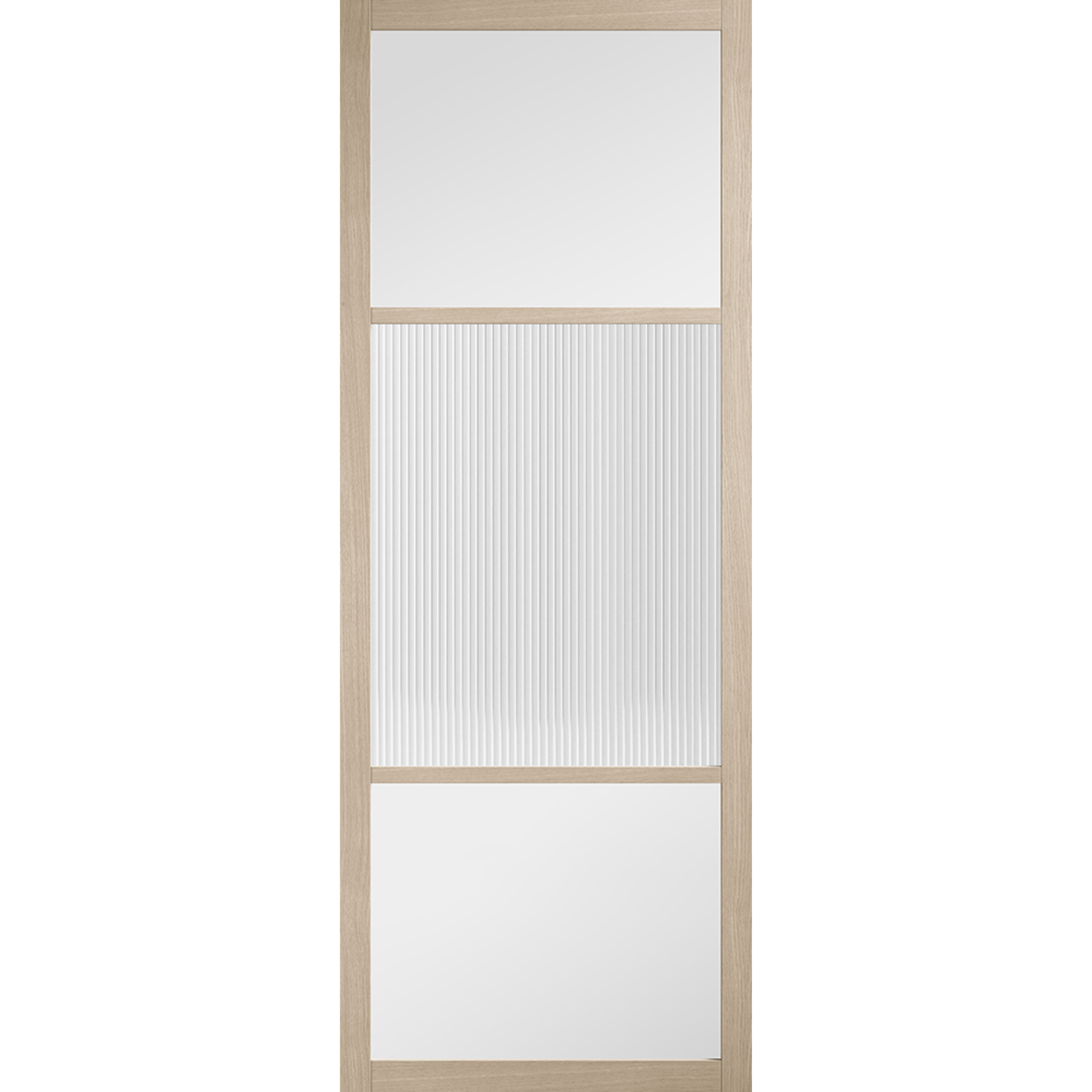 LPD Prefinished Blonde Oak Sutton Reeded Internal Door