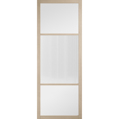 LPD Prefinished Blonde Oak Sutton Reeded Internal Door