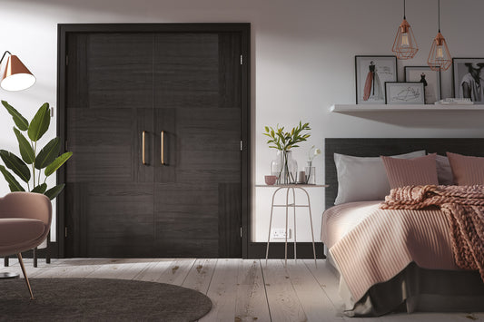 LPD Prefinished Charcoal Black Seis FD30 Internal Fire Door