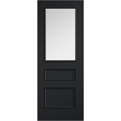 LPD Prefinished Charcoal Black Toledo Glazed Internal Door