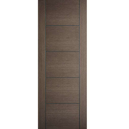 LPD Prefinished Chocolate Grey Vancouver 5P Internal Door