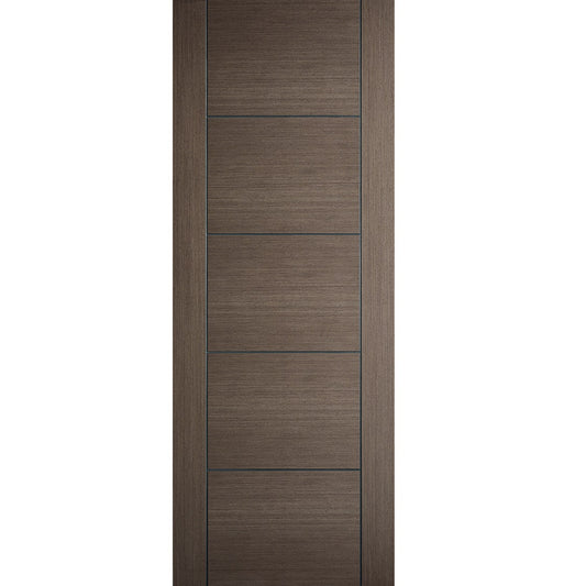 LPD Prefinished Chocolate Grey Vancouver 5P Internal Door