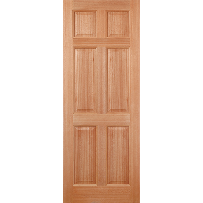 LPD Hardwood Colonial 6 Panel Dowelled External Door