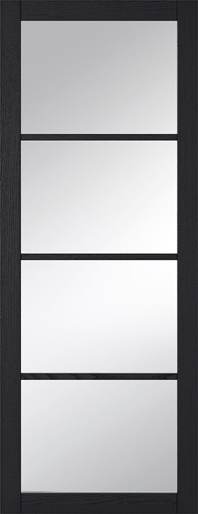 LPD Prefinished Dark Charcoal Soho 4L Clear Internal Door