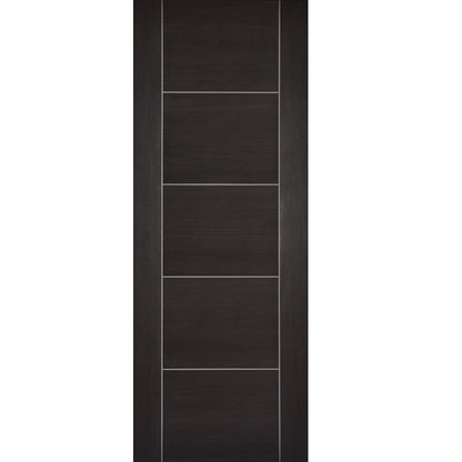 LPD Prefinished Dark Grey Laminate Vancouver 5P Internal Door