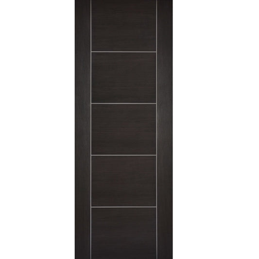 LPD Prefinished Dark Grey Laminate Vancouver 5P Internal Door