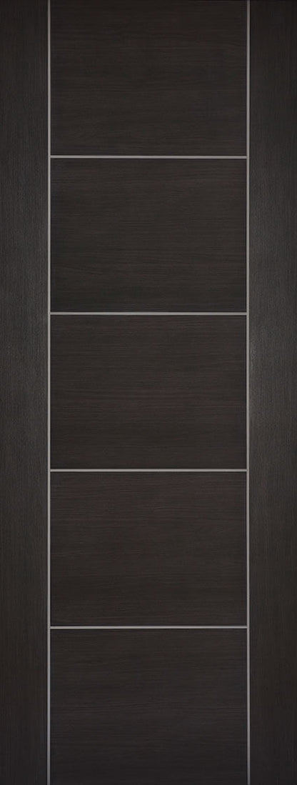 LPD Prefinished Dark Grey Laminate Vancouver 5P Internal Door