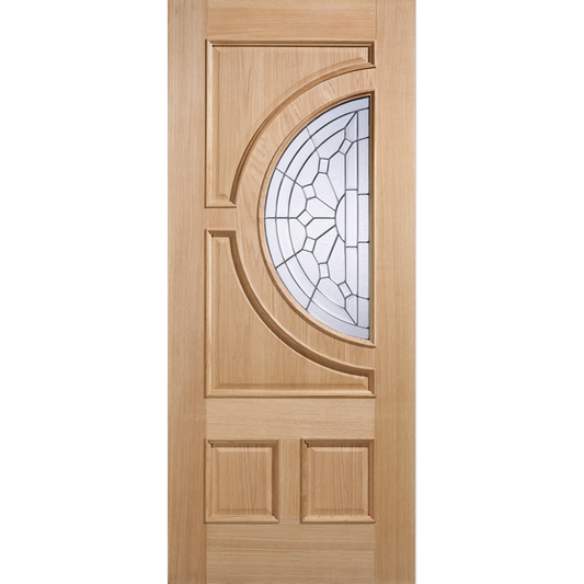LPD Oak Empress Glazed External Door