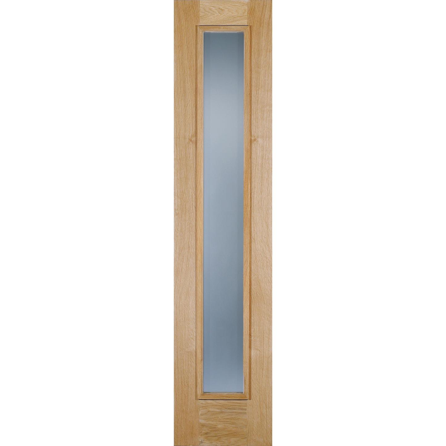 LPD Oak Frosted 1L Glazed External Sidelight