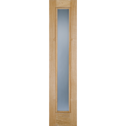 LPD Oak Frosted 1L Glazed External Sidelight