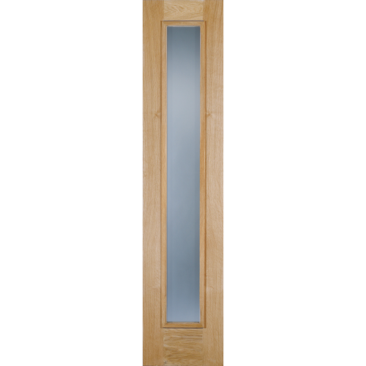 LPD Oak Frosted 1L Glazed External Sidelight