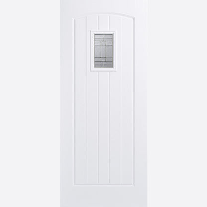 LPD GRP Cottage 1L White External Door