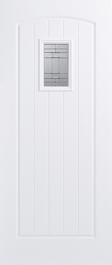 LPD GRP Cottage 1L White External Door