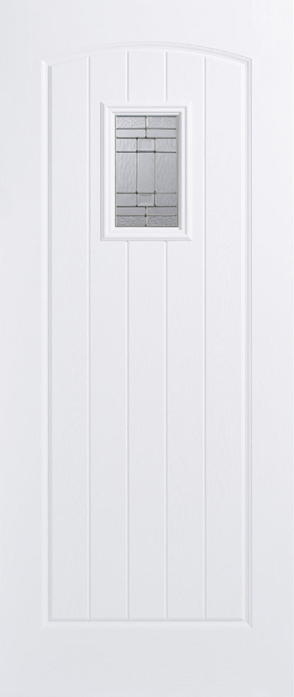 LPD GRP Cottage 1L White External Door