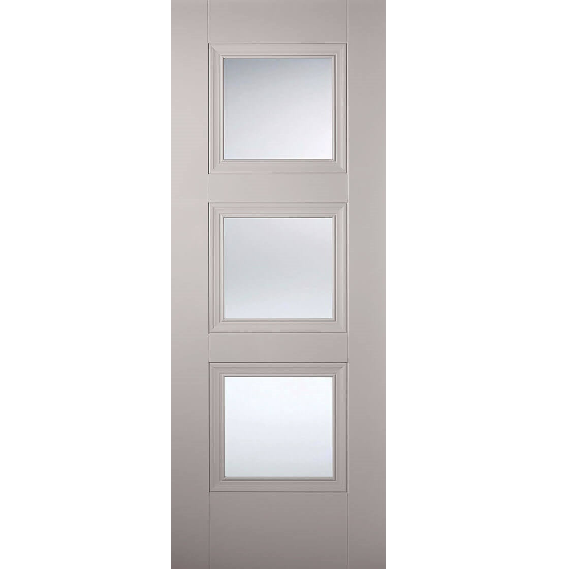 LPD Grey Primed Amsterdam 3L Clear Internal Door