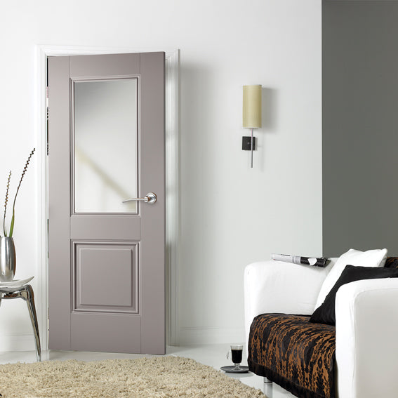 LPD Grey Primed Arnhem 1L Clear Internal Door