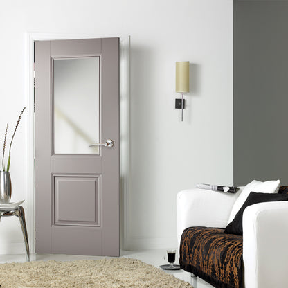 LPD Grey Primed Arnhem 1L Clear Internal Door