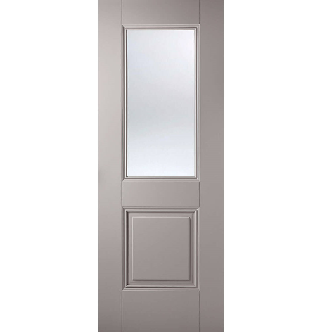 LPD Grey Primed Arnhem 1L Clear Internal Door