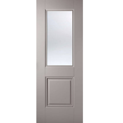 LPD Grey Primed Arnhem 1L Clear Internal Door