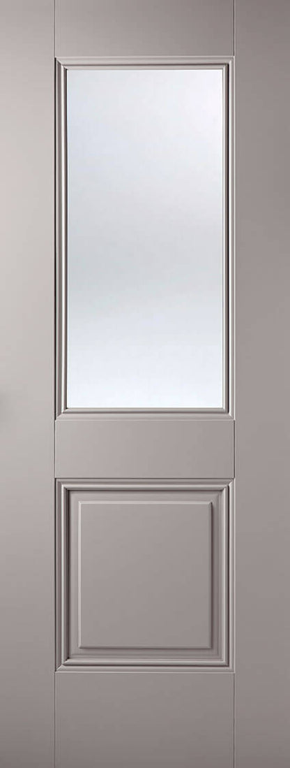 LPD Grey Primed Arnhem 1L Clear Internal Door