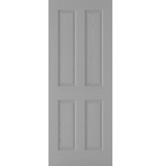 LPD Light Grey Moulded Textured 4P Internal Fire Door