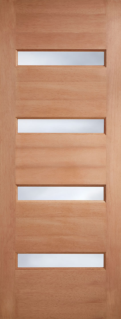 LPD Hardwood Balham Frosted Glazed External Door