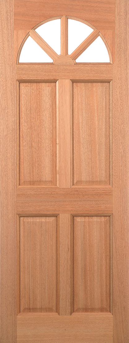 LPD Hardwood Carolina M & T Glazed External Door