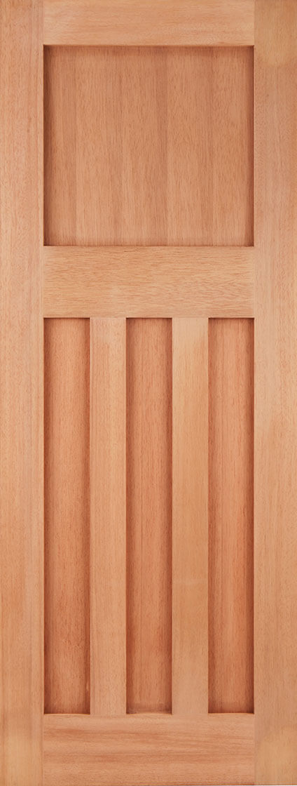 LPD Unfinished Hardwood DX30 Style External Door