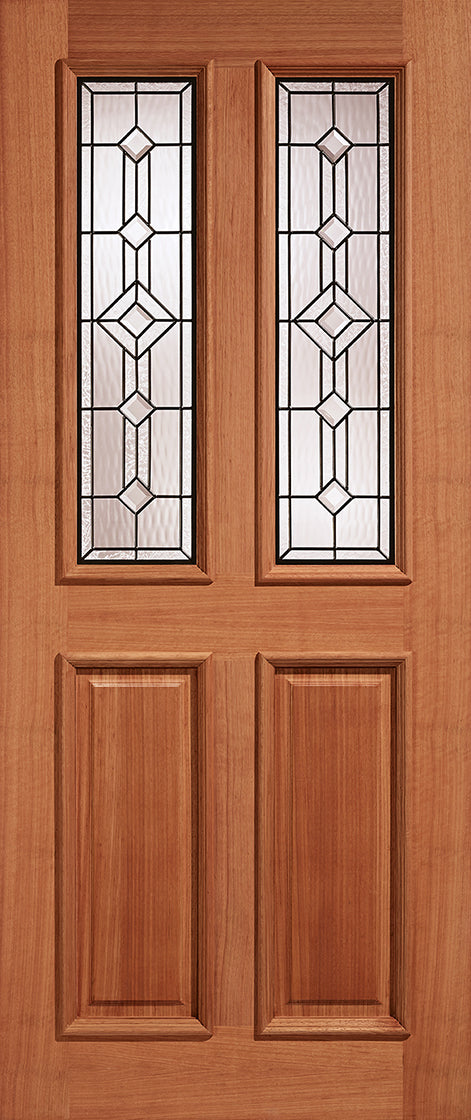 LPD Hardwood Derby 2L Glazed External Door