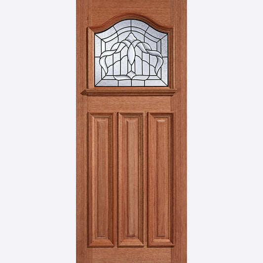 LPD Hardwood Estate Crown 1L Glazed External Door