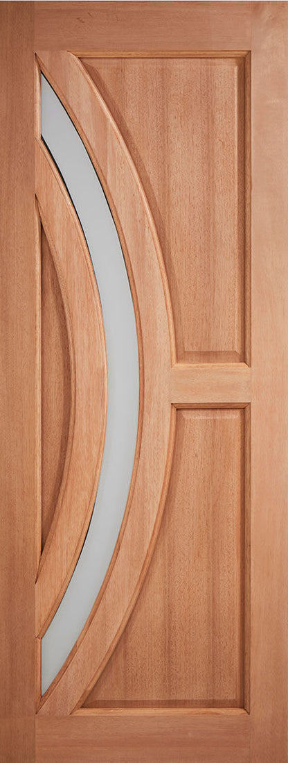 LPD Hardwood Harrow Frosted Glazed External Door
