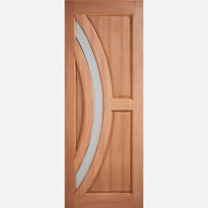 LPD Hardwood Harrow Frosted Glazed External Door