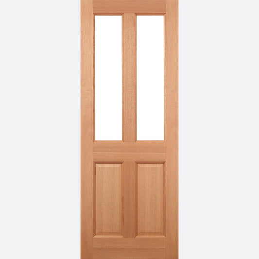 LPD Hardwood Malton 2L Frosted Glazed External Door