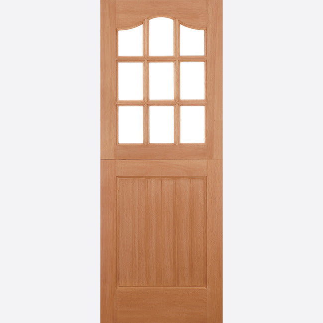 LPD Hardwood Stable 9L Glazed External Door