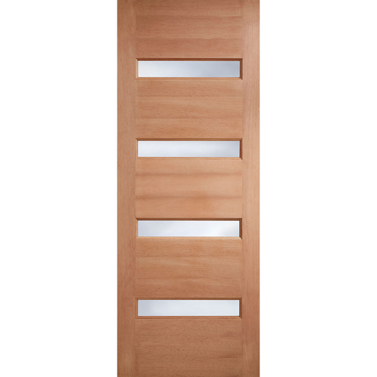 LPD Hardwood Balham Frosted Glazed External Door