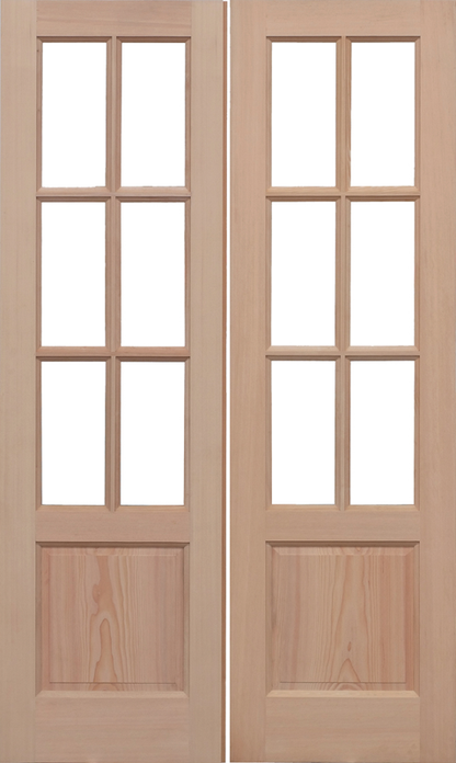 LPD Hemlock GTP2P Unglazed External Door Pair