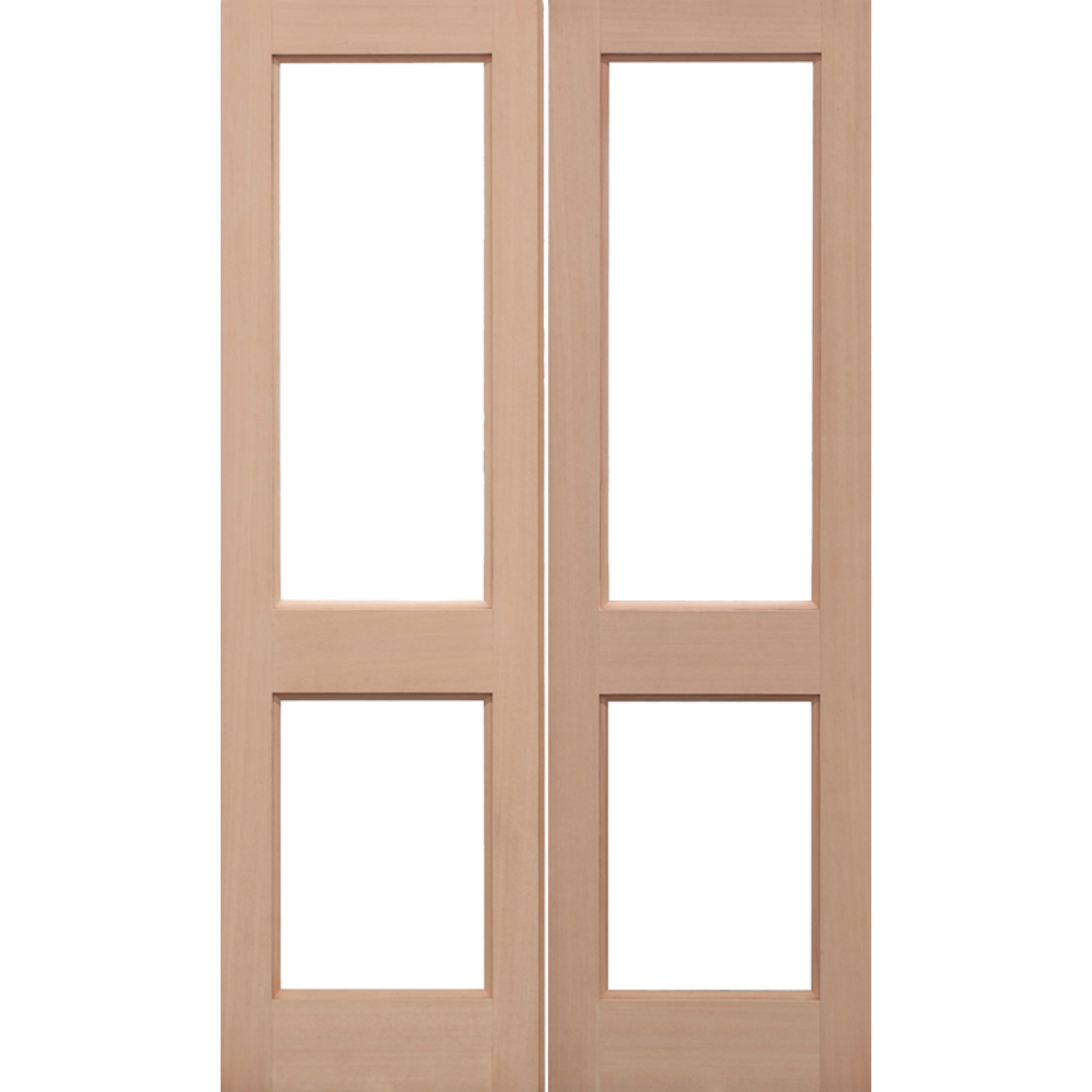LPD Hemlock 2XGG Unglazed External Door Pair