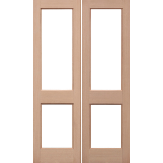 LPD Hemlock 2XGG Unglazed External Door Pair