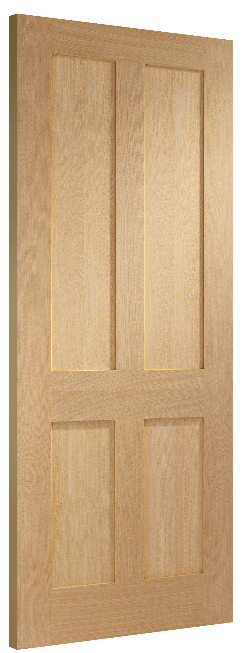 Internal Oak Victorian Shaker 4 Panel Fire Door