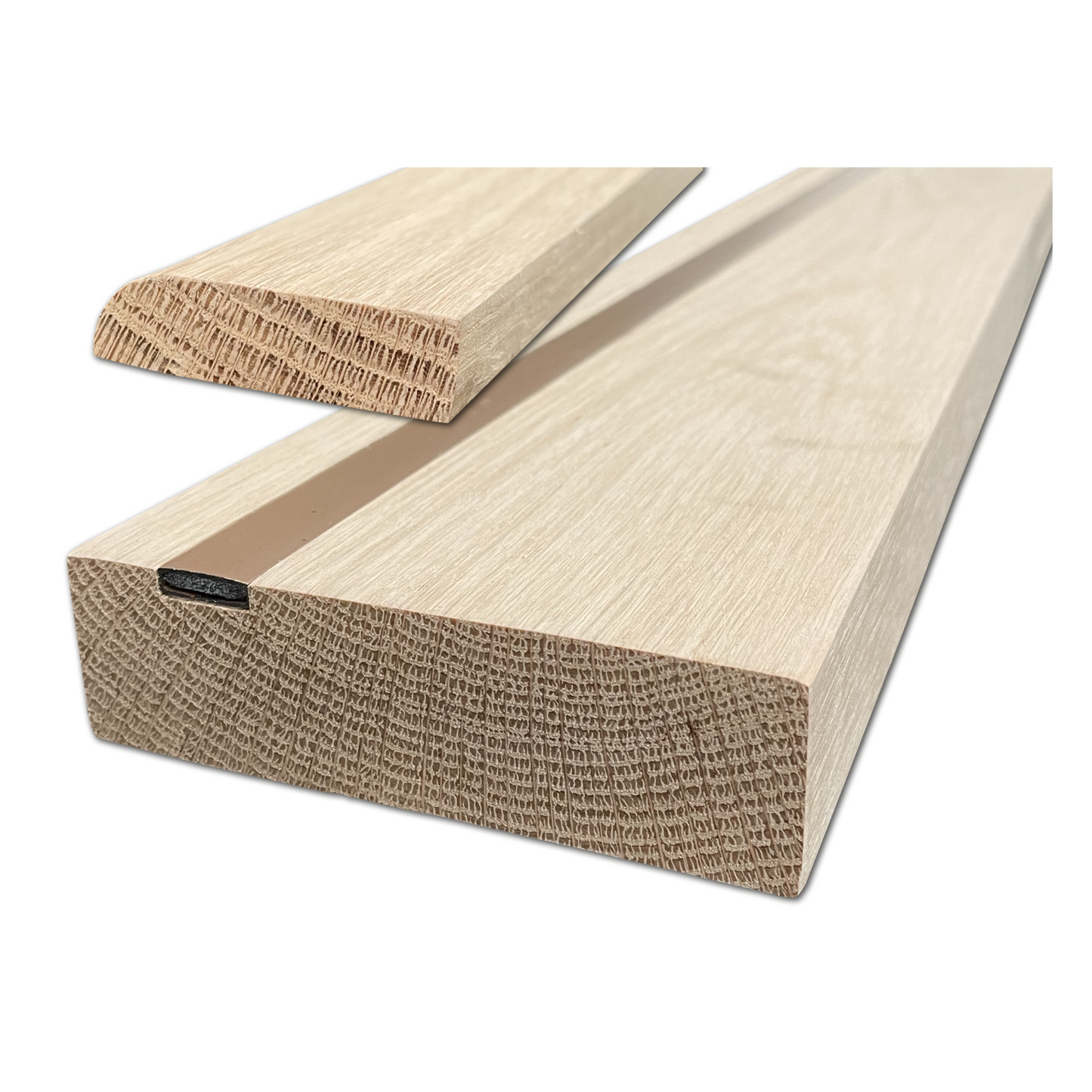 Internal Oak Fire Door Lining Set with Intumescent Strip