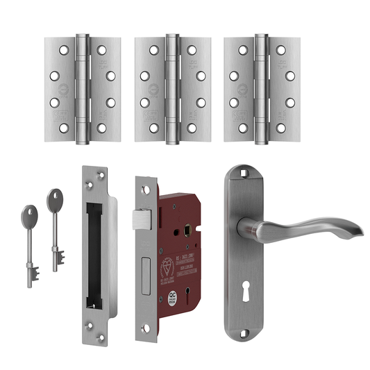 LPD External Chrome Tone Handle Set