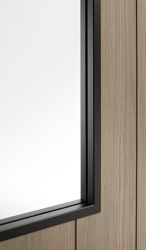 LPD Prefinished Light Grey Monaco Laminate Glazed Internal Door
