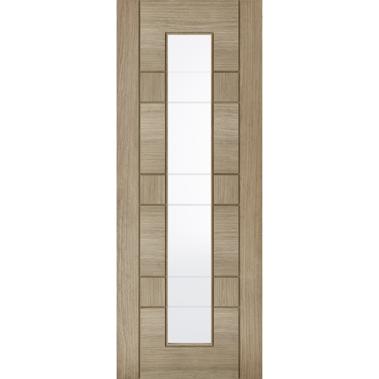 LPD Light Grey Edmonton Glazed 1L Internal Door