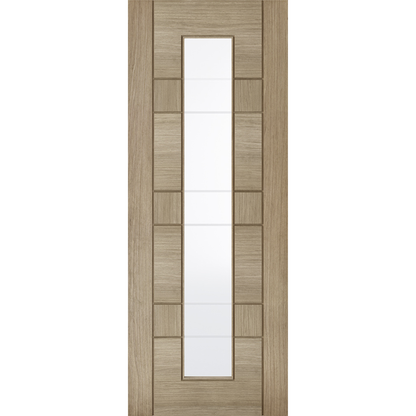 LPD Light Grey Edmonton Glazed 1L Internal Door